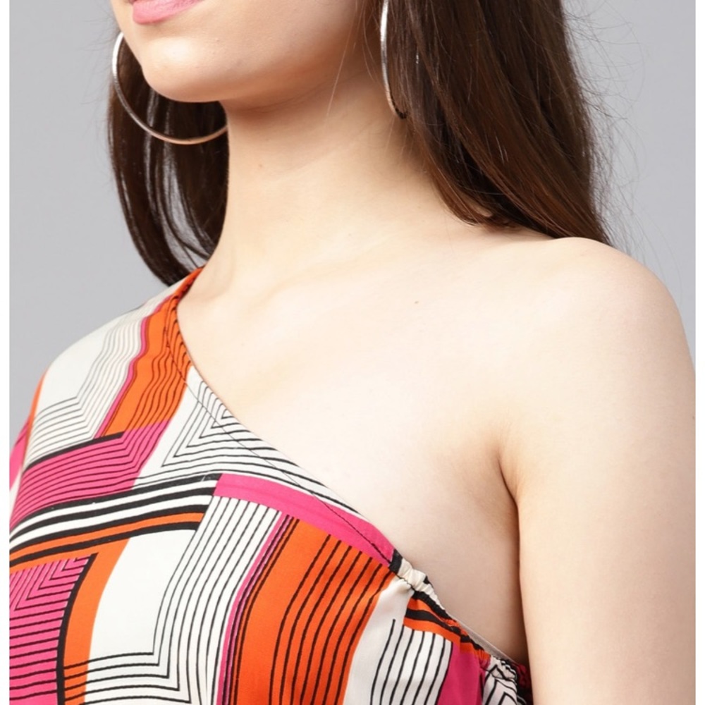 one shoulder dress - Picture 7 of 8
